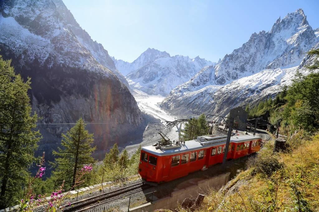 Mer De Glace Chamonix Mont Blanc Patrimoine Naturel De La Vallée De