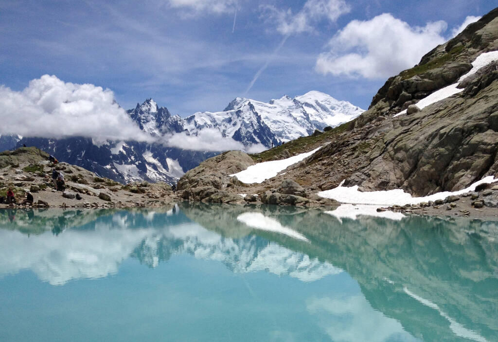 mont blanc au lac